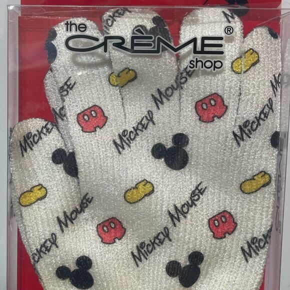 The Crème Shop Disney Mickey Mouse Bath Mitt NWT - Picture 4 of 6